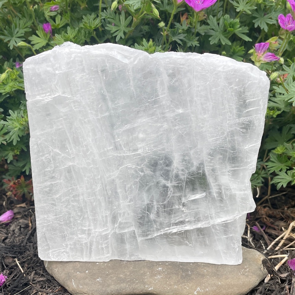 Natural Selenite Display Slab